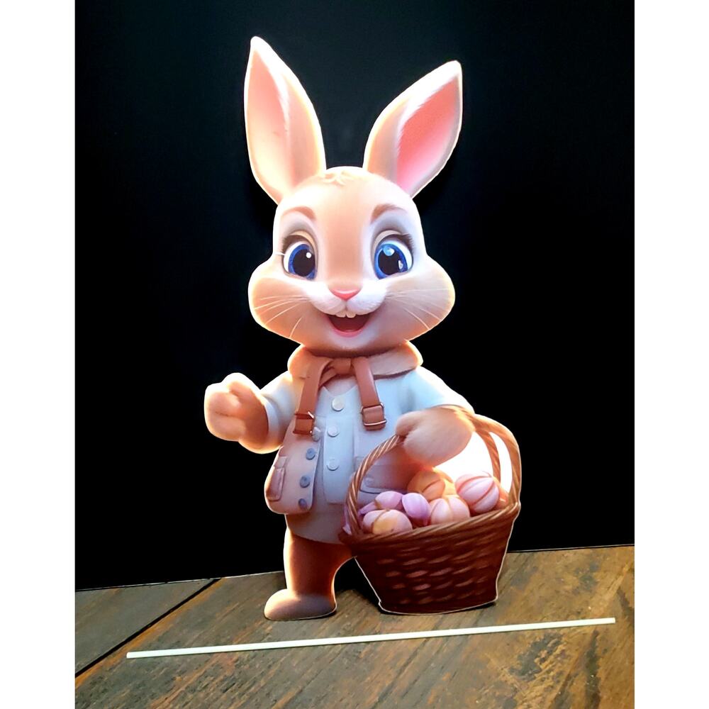 Easter bunny decor, signs, yard, garden, lawn, wreath, crafts, basket eggs new